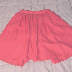American Apparel salmon pink skirt